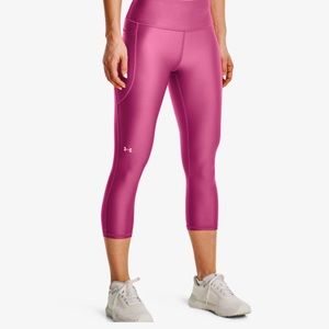 Women's HeatGear® Armour No-Slip Waistband Capris SZ Sm